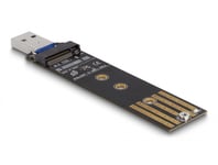 DELOCK – Combo Converter for M.2 NVMe PCIe or SATA SSD with USB 3.2 Gen 2 (64197)
