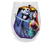 Silver Buffalo The Nightmare Before Christmas Meant To Be Stemless Glass | Holds 20 Ounces