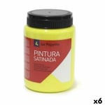 Tempera La Pajarita Lemon L-01 Gul Satin finish Skole (35 ml) (6 enheder)