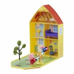 Peppa Pig Home and Garden Play Set Toy - Kids Peppa's House Playset with Figures