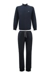 Emporio Armani Pyjama Set Navy Mens Size XL Full Zip Loungewear BNWT