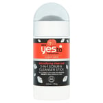 Yes To Tomatoes  70g Clear Skin Charcoal 2-In-1 Face Scrub and Cleanser Stick
