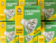 7 Pack Spotlight Pack of 7OSRAM 50W 12V (GU5.3 Cap) MR16 Halogen Spotlight Lamp