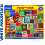 Words Of Wisdom 1000 pc Jigsaw Puzzle WHITE MOUNTAIN 1607 Super Deluxe