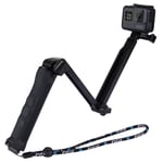 Puluz Multifunktionell Selfiepinne för GoPro Hero9 Black /8 /7 /6 /5 /4 /3+ /3