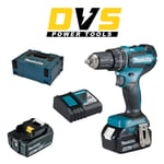 Makita DHP485RTJ 18V LXT Brushless Combi Drill with 2x5.0Ah Batteries