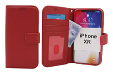 New Standcase Wallet iPhone XR (Röd)
