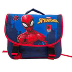Disney Cartable Spiderman, Sac à Dos Garçon, Bleu, Taille Unique