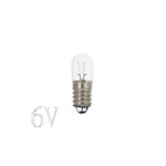 Signallampa E10 T10x28 500mA 3W 6V