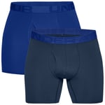 Under Armour Mens Tech Mesh 6" Boxerjock 2-Pack Underwear Boxer Shorts Gym