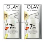 X2 Olay Total Effects 7-in-1 Anti-Ageing Moisturiser with SPF15 - 50ml
