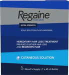 Regaine for Men Extra Strength Scalp Solution, Hereditary Hair Loss Treatment fo