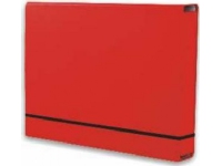 Tadeo Trading A4 Lux suddgummimapp röd pastell TT6768