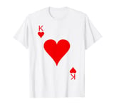 King of Hearts Deck of Cards Halloween Costume T-Shirt T-Shirt