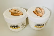 The Body Shop 2 Almond Milk Body Yoghurt Sensitive Skin Discontinued Limited New
