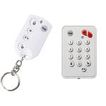 Yale EF-KF Easy Fit Alarm Remote Keyfob, White, DIY Friendly, Accessory for SR & EF Alarms & EF-KP Easy Fit Alarm Remote Keypad, White, DIY Friendly, Accessory for SR & EF Alarms