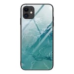 Skal Härdat Glas iPhone 12 Pro Max Green Ocean