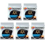 Tassimo Coffee Pods L'OR Espresso Decaffeinato 5 Packs (80 Drinks)