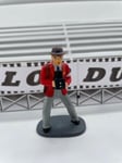 F1051 - Greenhills Scalextric Carrera Man with Vintage Camera 1.32 Scale Hand Pa