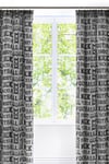 'Football' Lined Pencil Pleat Curtains