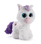 NICI Cuddly Toy Glubschis Unicorn Lilaluna 17 cm White Standing – Sustainable Soft Plush Toy Cute Plush Toy for Cuddling and Playing, for Children and Adults, Great Gift Idea