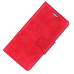 Mipcase Flip Phone Cover for Nokia 2.1, Leather Case Business Wallet Case with [Card Slots], Kickstand Phone Cover Magnetic Closure Phone Case for Nokia 2.1 (Red)