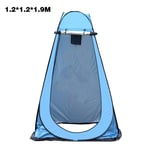 Nrkin pop-up changing tent, shower tent, toilet tent, tent shower, camping for camping, dressing room, portable travel privacy screen tent with carry bag, outdoor beach fishing camping hiking - 2 sizes, unisex_adult, Blue, 1.5*1.5*1.9m