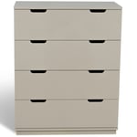 Aoko Byrå Med 4 Lådor, Beige