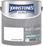 Johnstone's - Wall & Ceiling Paint - Brilliant White - Soft Sheen Finish - Emul