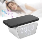 Wireless Charger Alarm Clock Smart Digital Desktop Electronic Clock With Tem BLW
