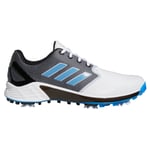adidas Golf Mens ZG 21 Golf Shoes - White/BlueRush/CoreBlack - UK 7.5