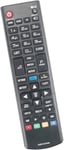 AKB74475404 Télécommande de rechange compatible avec LG LED OLED TV 50LF5800 55UF695V 32LF580V 28LF491U 32LF5800 42LF5800