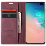 CaseMe Smart Magnet FlipCase Samsung Galaxy S10 Plus (SM-G975F)  - Vin