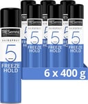 TRESemmé Freeze Hold Hairspray pack of 6 24-hour frizz control for an ultimate