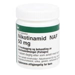 Nikotinamid NAF tabletter 50 mg - 100 stk