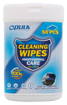DURAGADGET 50 Anti-Static LCD Cleaning Cloths/Wipes - Compatible with Panasonic Lumix DC-FZ82 Camera