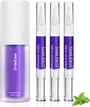 Xumann Purple Toothpaste for Teeth Whitening, Colour Corrector Serum with 3PCS T