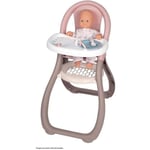 SMOBY - Baby Nurse Chaise haute pour poupon jusqu'à 42cm (non inclus) - Fabriqué en France
