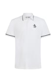 Original Penguin Golf Ss Heritage Piped Polo Vit