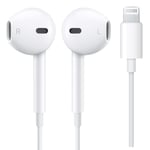 Ecouteurs Earpods Lightning Original Blanc Pour Apple Iphone 7 / 7 Plus