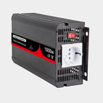 Inverter / växelriktare, modifierad sinuskurva, 12 V - 230 V, 1000 W