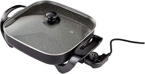 New Judge Non-Stick Electric Skillet Frying Pan Muticooker  Vented Lid JEA23