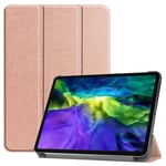 iPad Pro 11 1st Gen (2018) Fodral Tri-fold Rosa