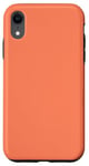 Coque pour iPhone XR Orange corail Trendy Paradise