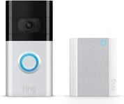 Ring Video Doorbell 3 with Chime Bundle - New & Sealed - GENUINE ✅ - RRP £189.99