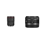 Canon RF 24-105mm F4L IS USM Lens - Professional L-Series Standard Zoom & RF 50mm F1.8 STM Lens - Compact and Lightweight Lens for EOS R-Series Cameras, Fast Aperture, Smooth Focusing