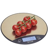 Taylor Pro Digital Kitchen Scale, Compact Food Scale, Highly Accurate Digital Food Scale, Weights 5kg, Black and Brass, Gift Boxed