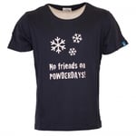 Grand Dog t-shirt, No friends on powderdays, navy - Navy - M(50)