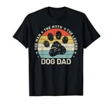 Retro Dog Dad Shirt Funny Gifts For Man Myth Legend Dog Dad T-Shirt