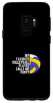 Galaxy S9 MY FAVORITE VOLLEYBALL PLAYER CALLS ME POPPY Coach Case